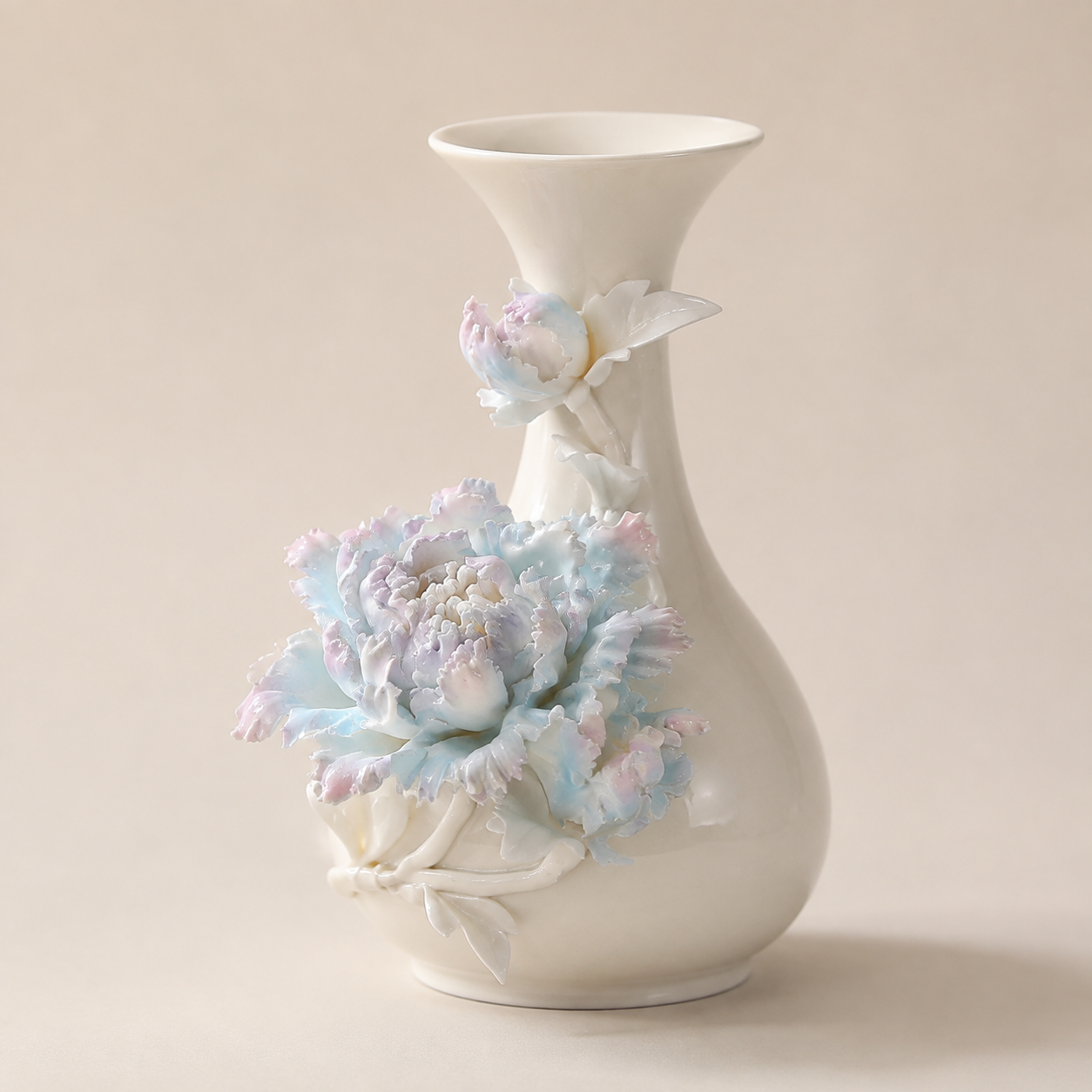 PORCELAIN VASE- THE AURORA PEONY