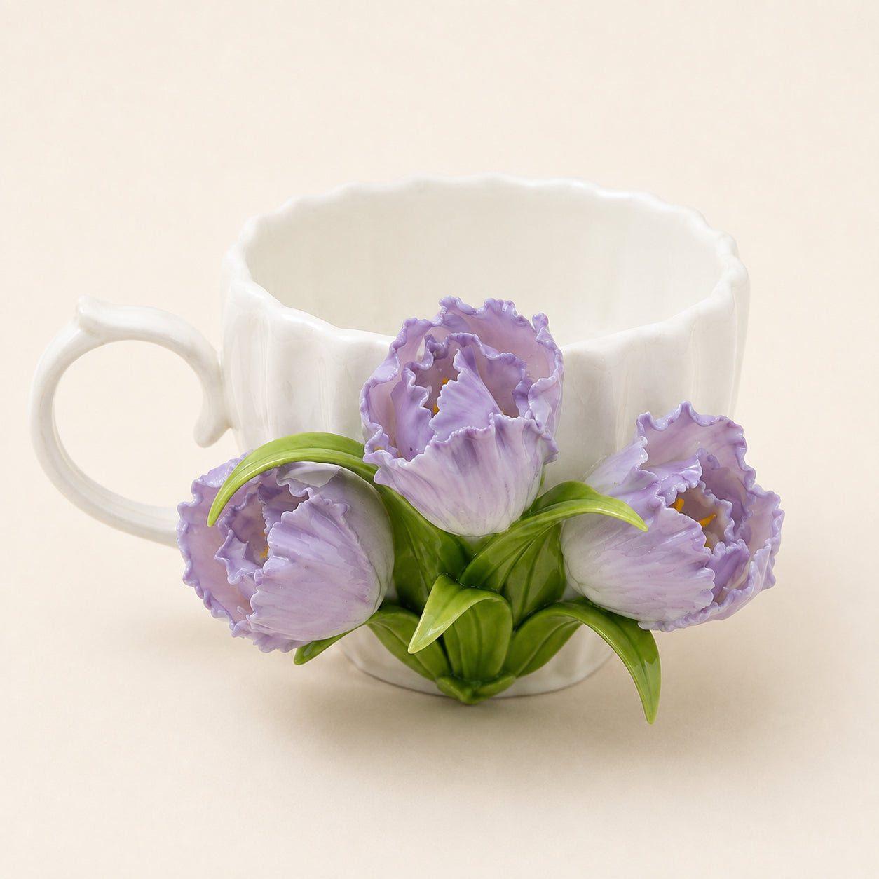 Cup & Saucer- The Lavender Tulip