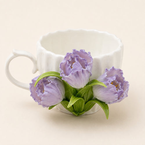 Cup & Saucer- The Lavender Tulip