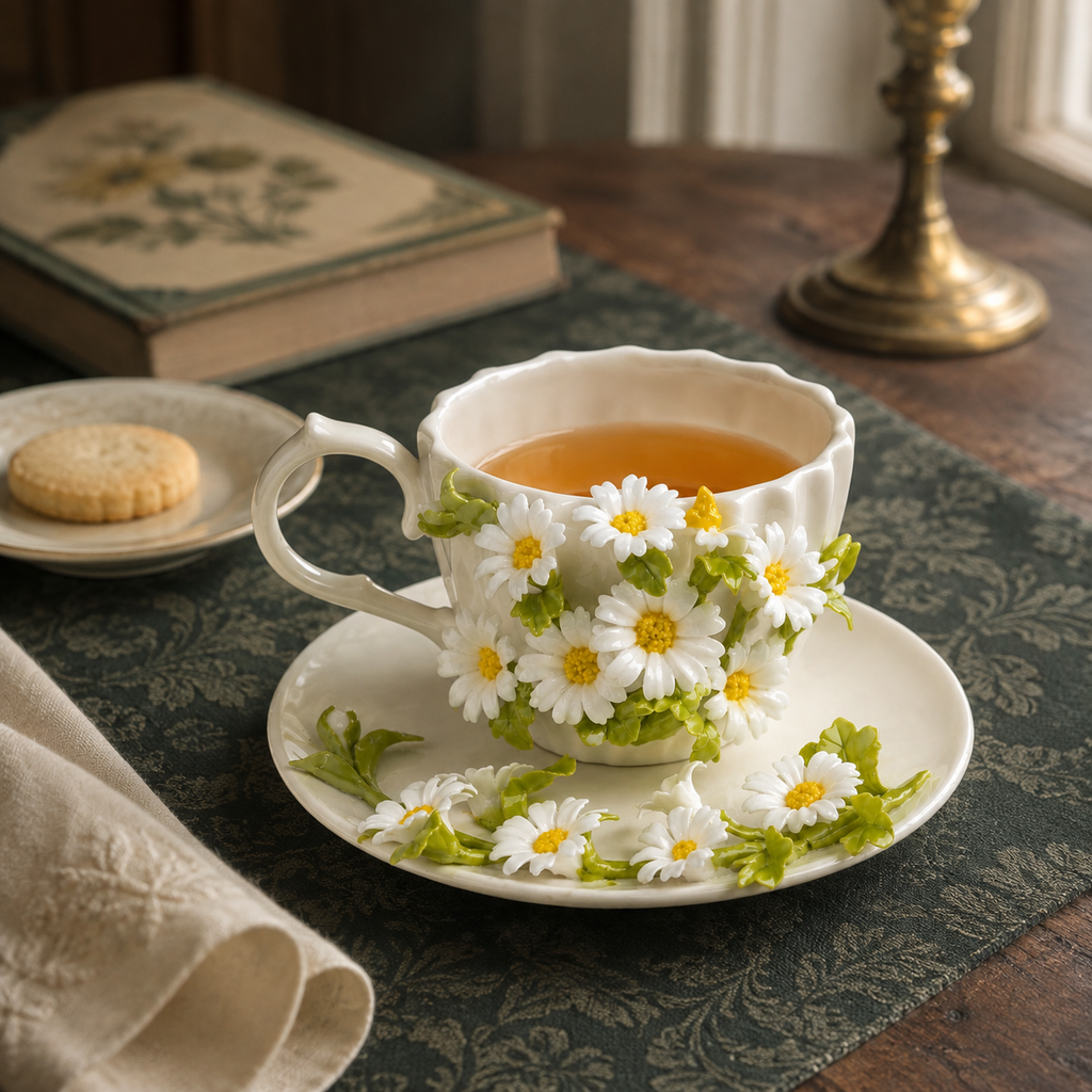Cup & Saucer- The Meadow Daisy