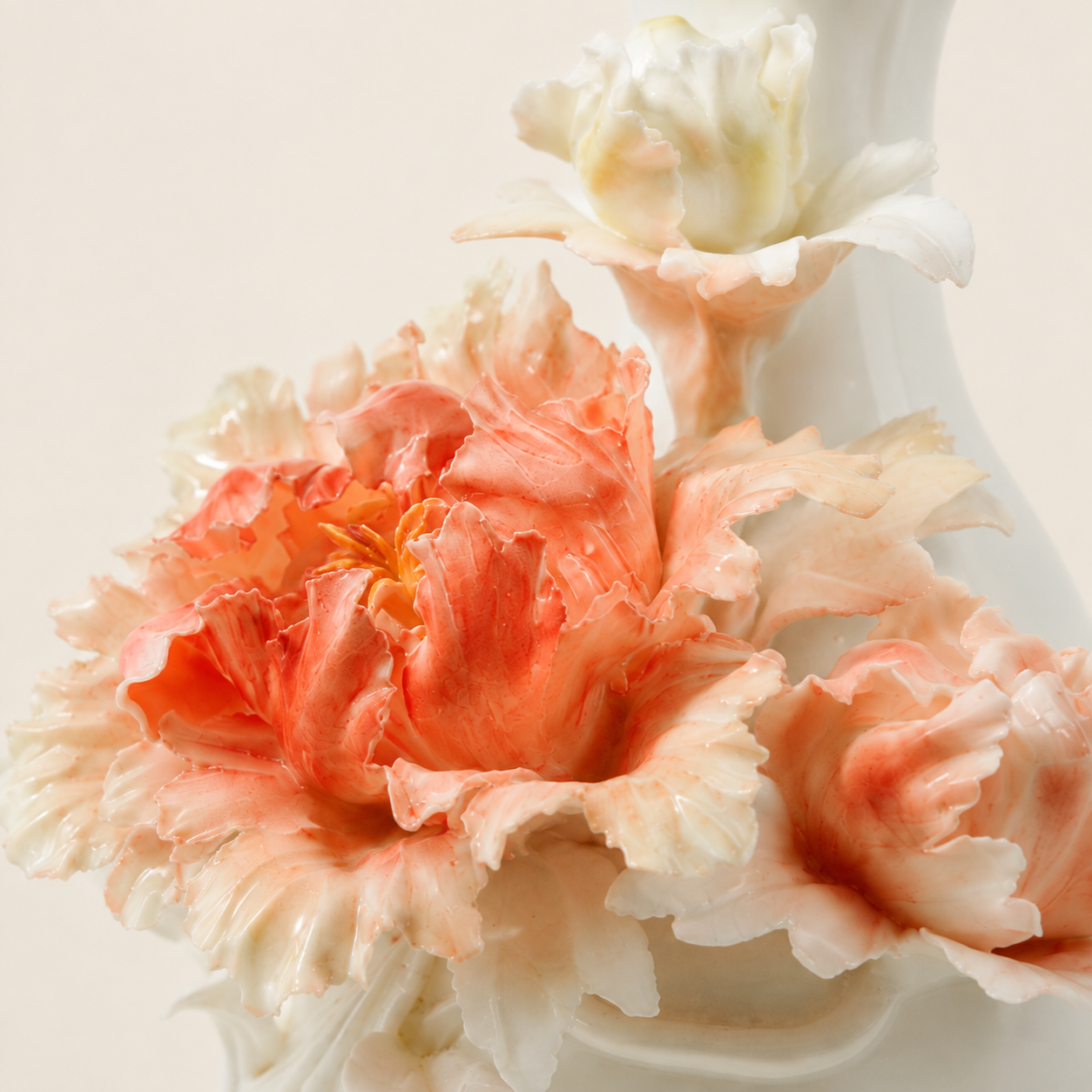 Vase- Coral Peony