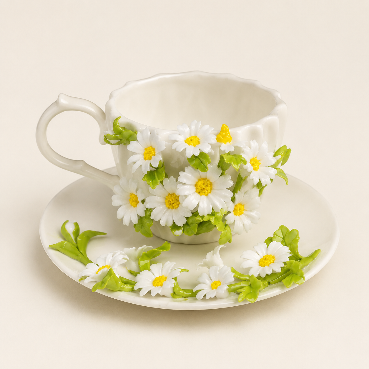 Cup & Saucer- The Meadow Daisy