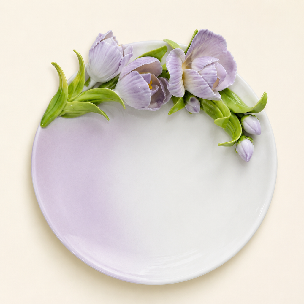 Cup & Saucer- The Lavender Tulip